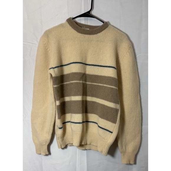 Shetland Other - Vintage Debenhams Shetland Wool Pullover Preppy Sweater Size Small Soft